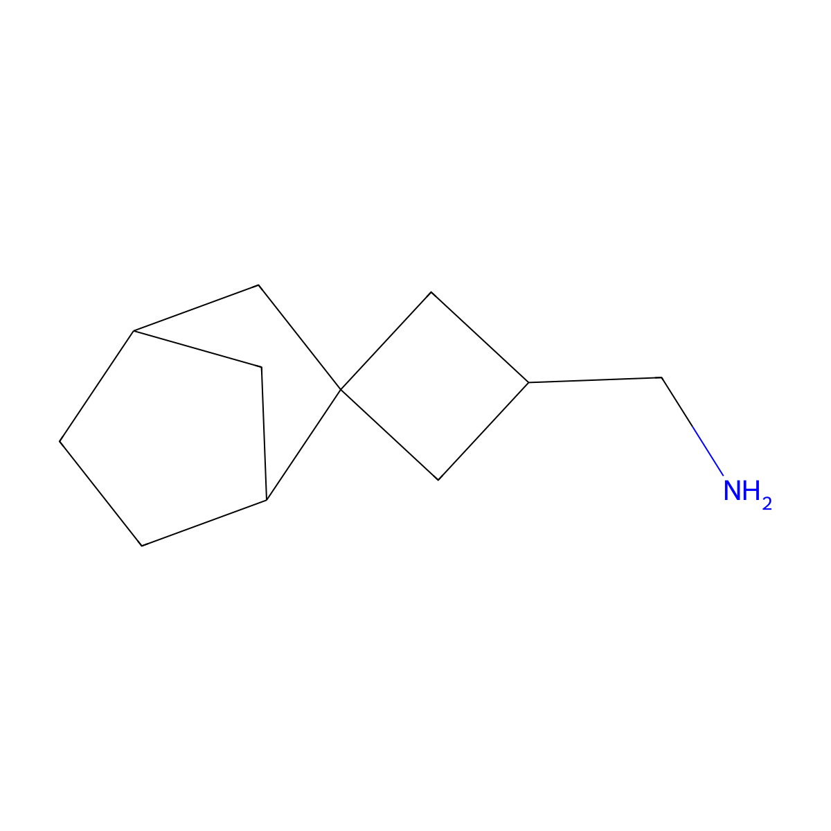 1-{Spiro[bicyclo[2.2.1]heptane-2,1'-cyclobutan]-3'-yl}methanamine molecular structure, CAS 2287334-19-2