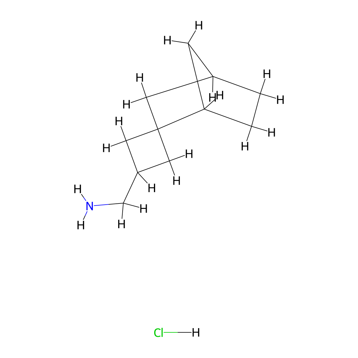 {Spiro[bicyclo[2.2.1]heptane-2,1'-cyclobutane]-3'-yl}methanamine hydrochloride molecular structure, CAS 2287334-20-5