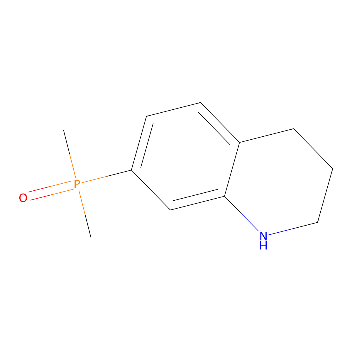 Dimethyl(1,2,3,4-tetrahydroquinolin-7-yl)phosphine oxide molecular structure, CAS 2287334-96-5