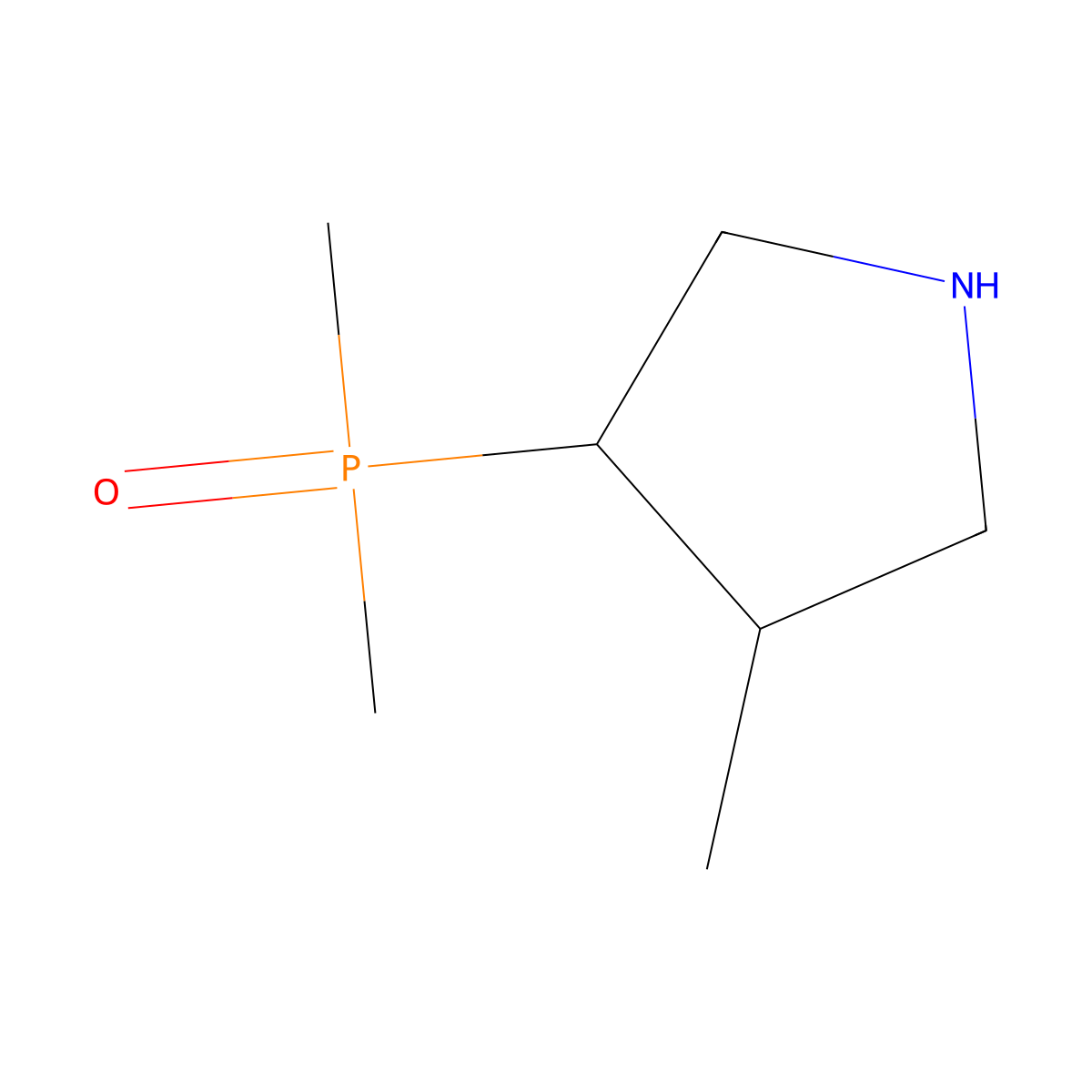 3-(Dimethylphosphoryl)-4-methylpyrrolidine molecular structure, CAS 2287335-30-0