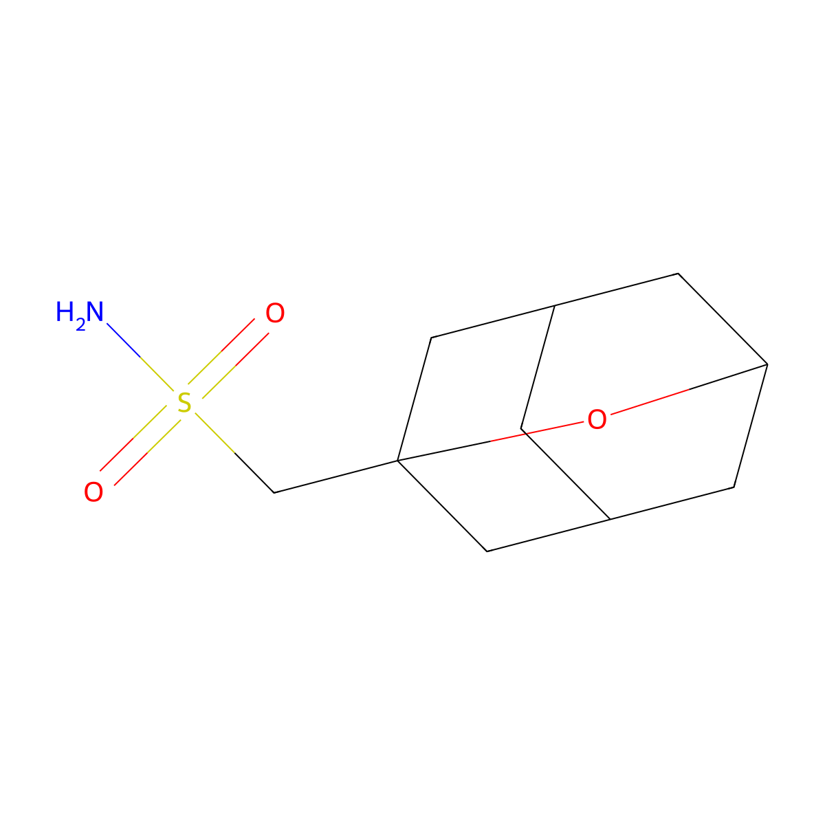 {2-Oxatricyclo[3.3.1.1,3,7]decan-1-yl}methanesulfonamide molecular structure, CAS 2287335-32-2