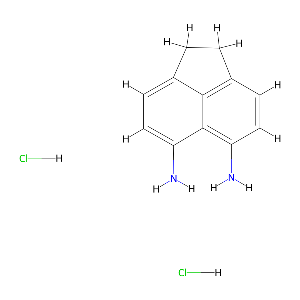 5,6-Diaminoacenaphthene dihydrochloride molecular structure, CAS 2287340-97-8