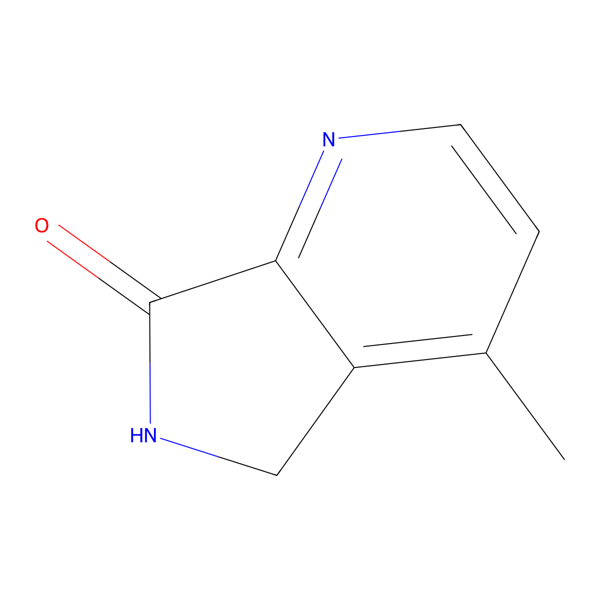 4-methyl-5H,6H,7H-pyrrolo(3,4-b)pyridin-7-one molecular structure, CAS 2287340-98-9