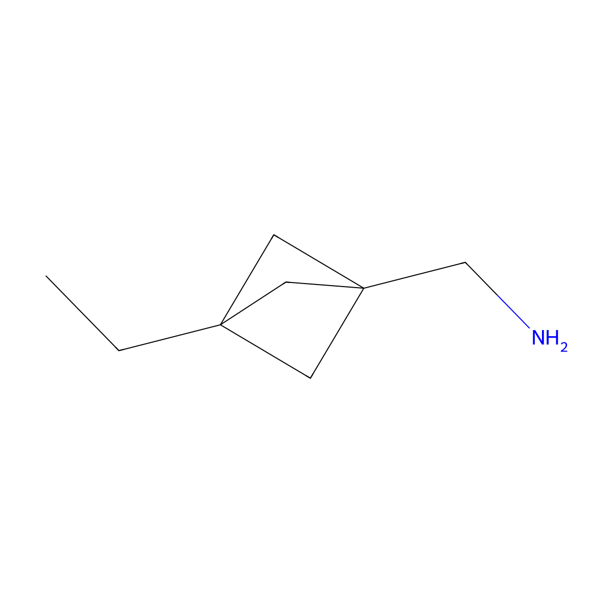 Bicyclo[1.1.1]pentane-1-methanamine, 3-ethyl- molecular structure, CAS 2287343-60-4