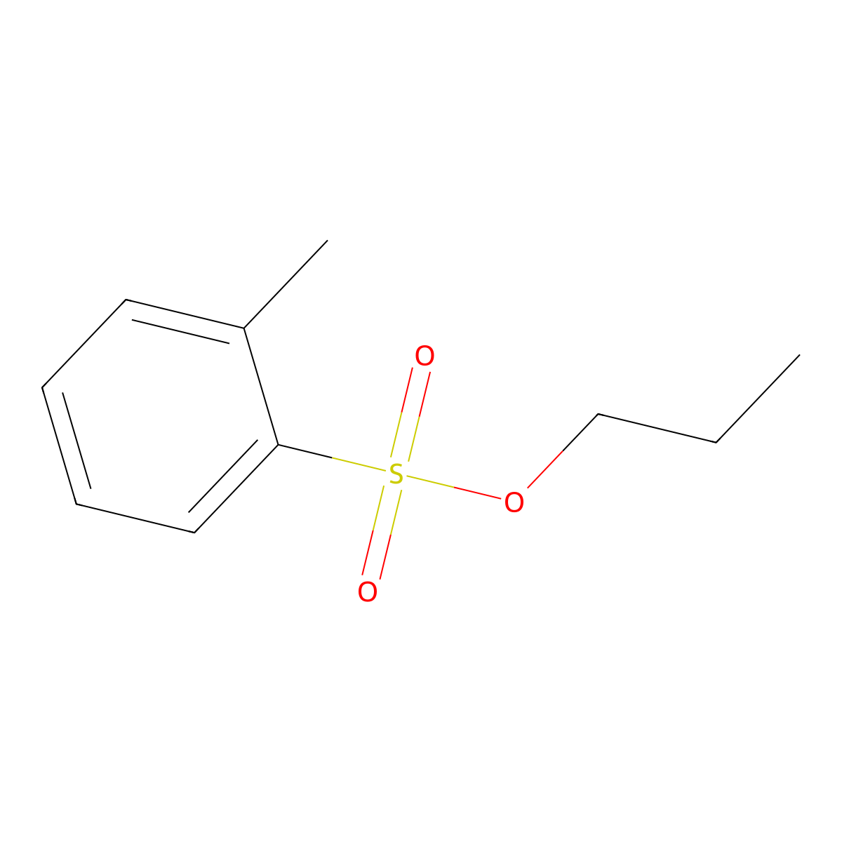 Propyl 2-methylbenzene-1-sulfonate molecular structure, CAS 2287344-01-6