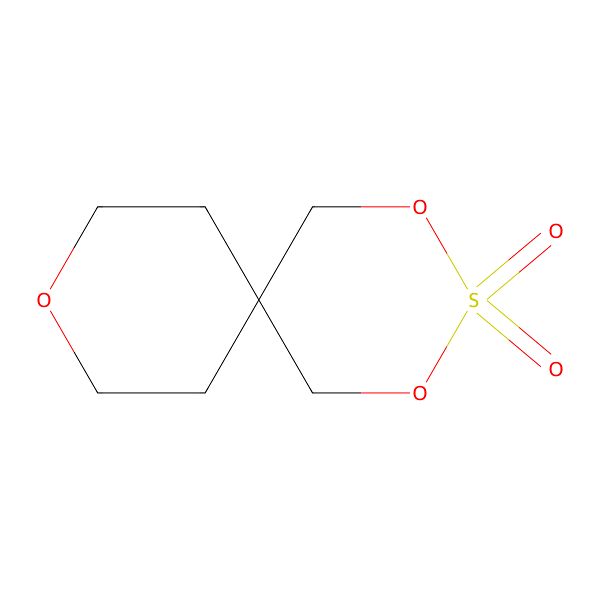 2,4,9-Trioxa-3lambda6-thiaspiro[5.5]undecane-3,3-dione molecular structure, CAS 2287345-21-3