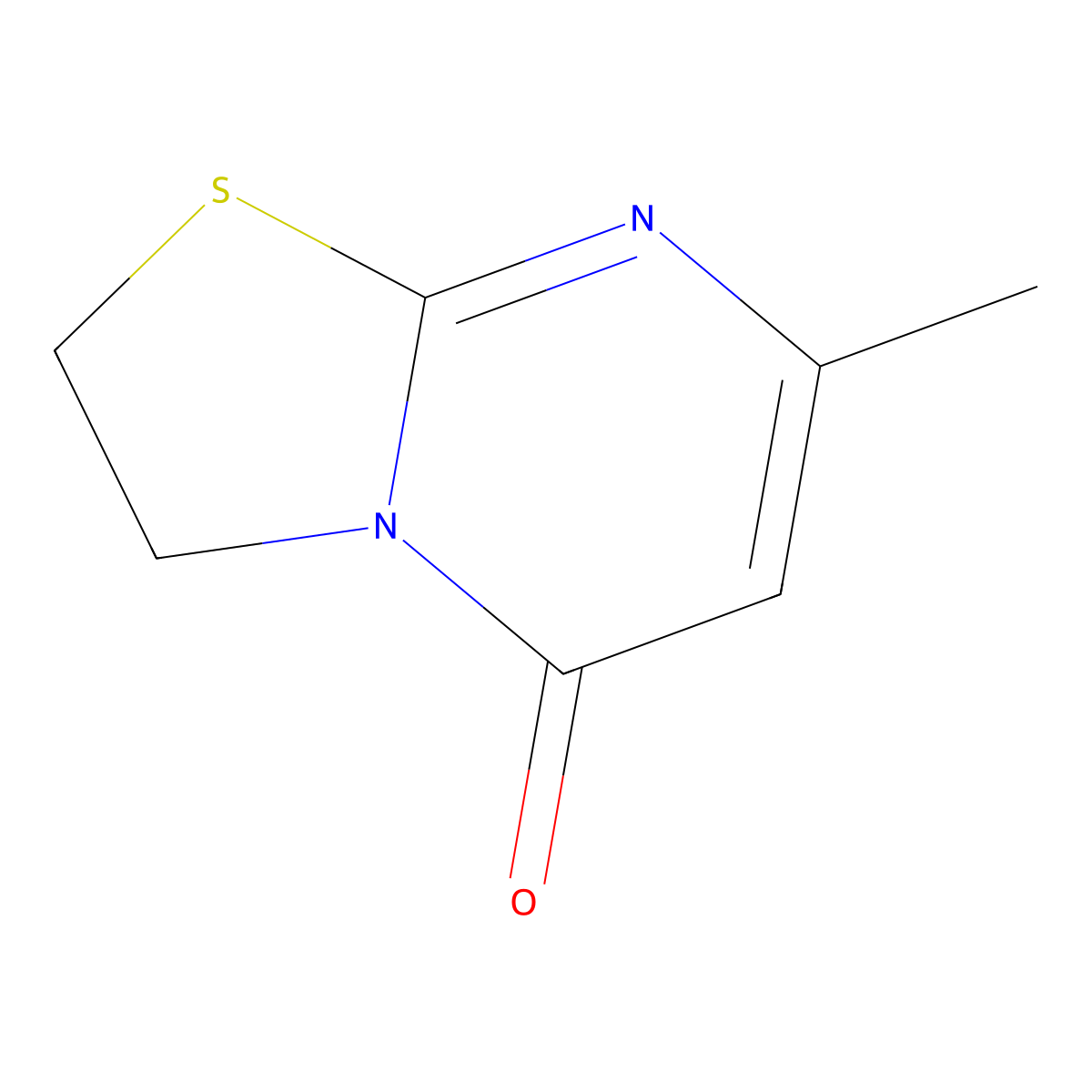 7-methyl-2H,3H,5H-[1,3]thiazolo[3,2-a]pyrimidin-5-one molecular structure, CAS 22874-48-2