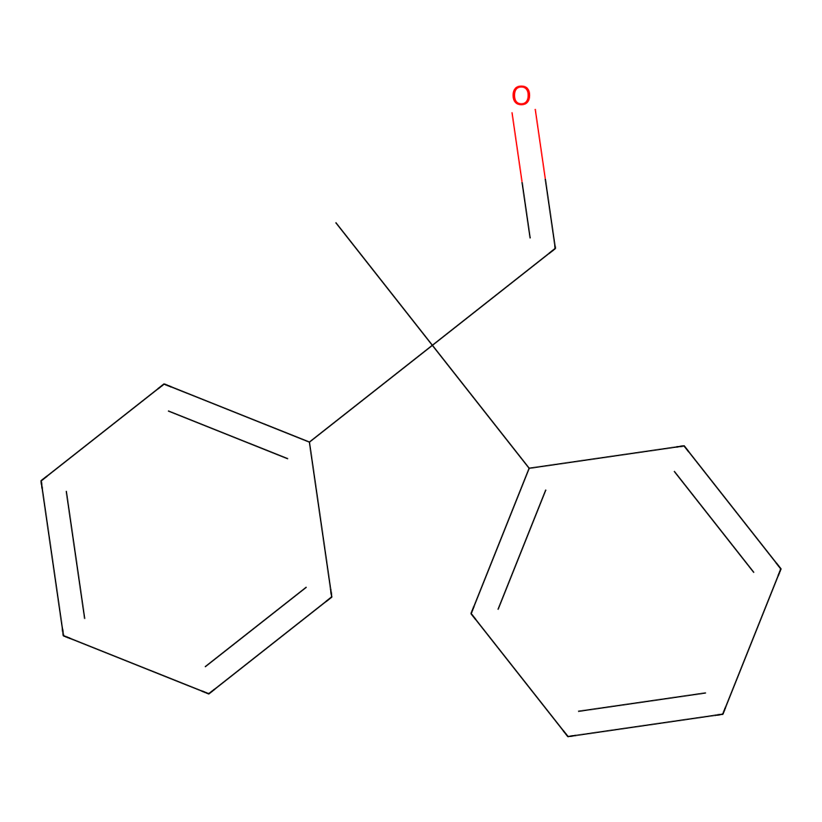 2,2-Diphenylpropanal molecular structure, CAS 22875-82-7