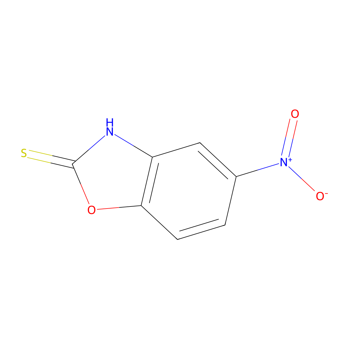 5-Nitrobenzo[D]Oxazole-2-Thiol molecular structure, CAS 22876-21-7