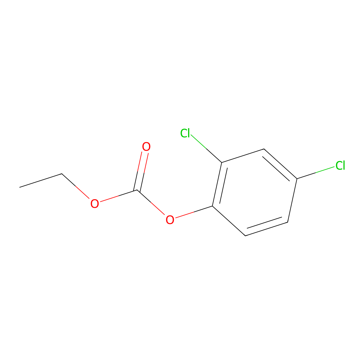 2,4-Dichlorophenyl ethyl carbonate molecular structure, CAS 22876-28-4