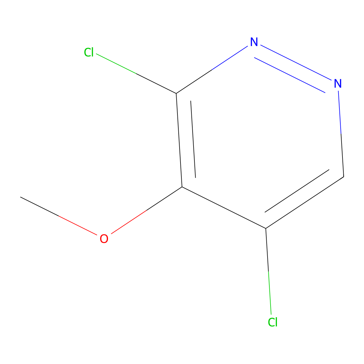 3,5-Dichloro-4-methoxypyridazine molecular structure, CAS 2288-74-6