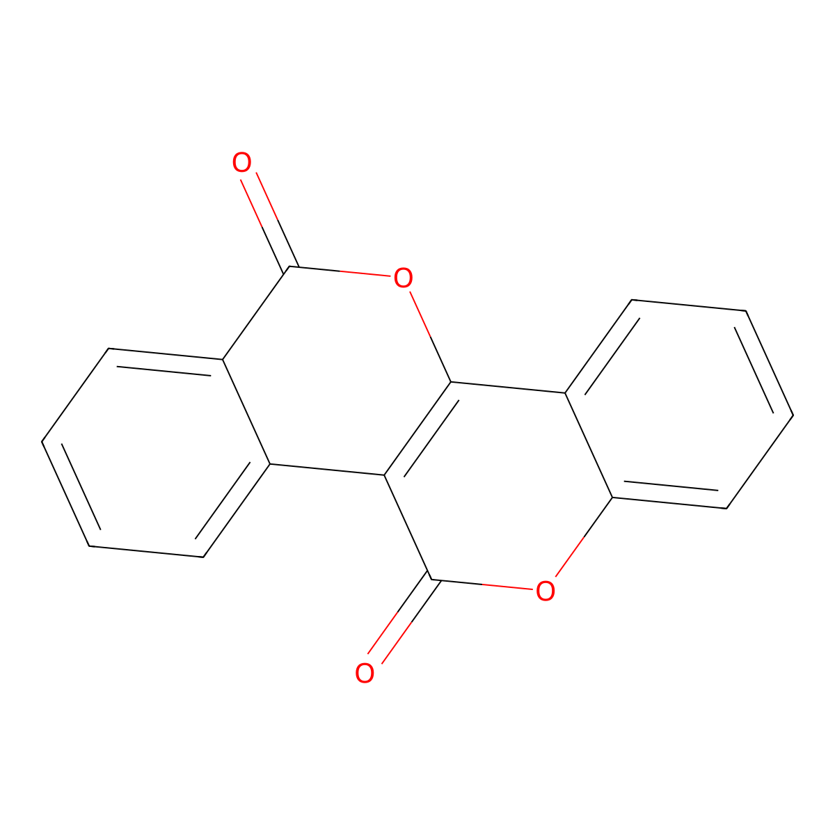 6H,11H-[2]Benzopyrano[4,3-c][1]benzopyran-6,11-dione molecular structure, CAS 2288-98-4
