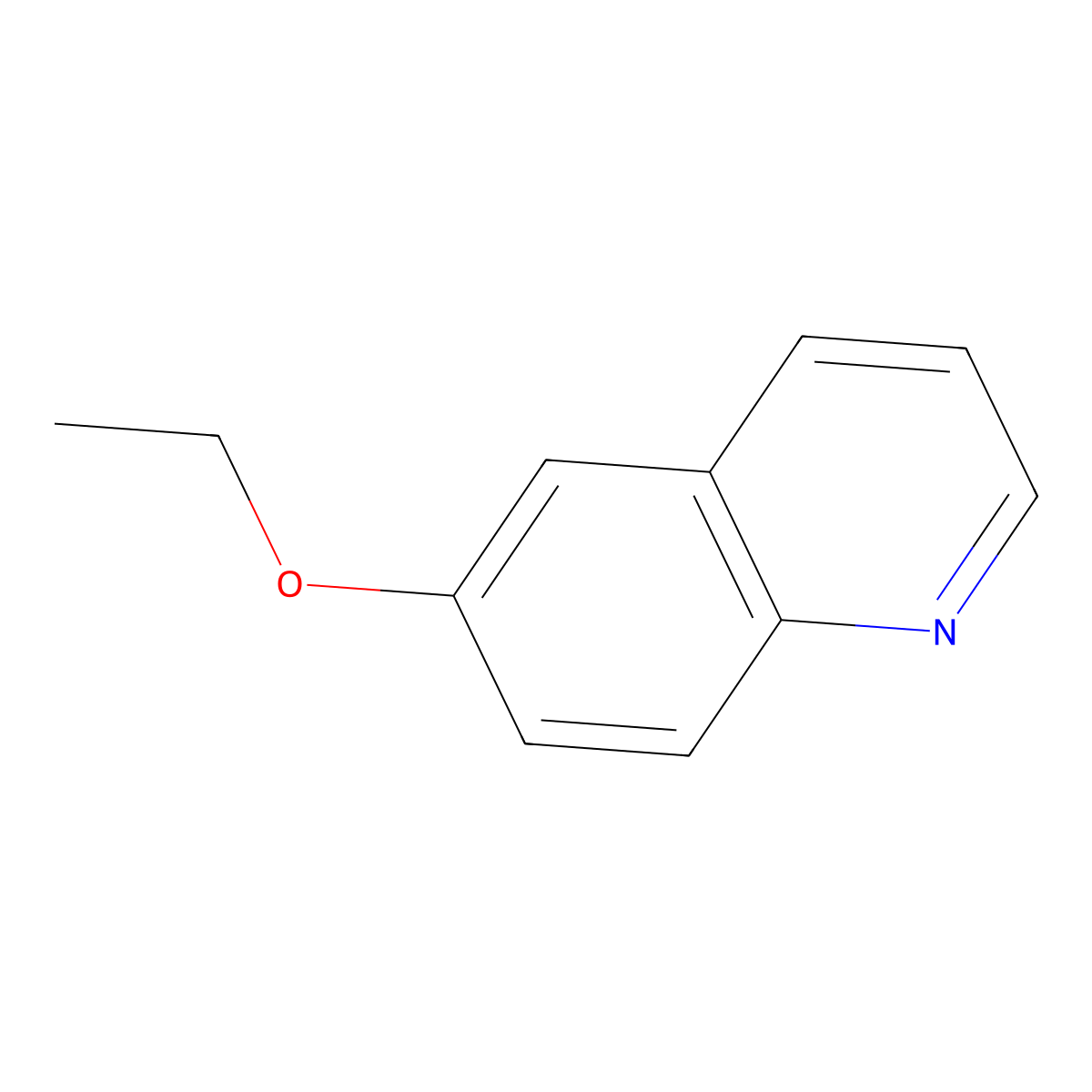 6-Ethoxyquinoline molecular structure, CAS 22883-85-8