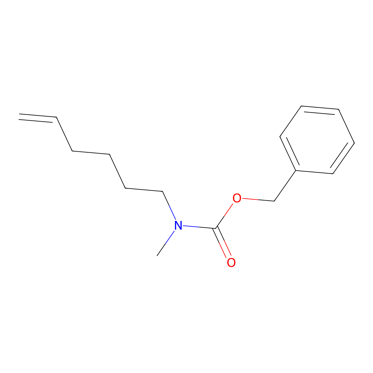 Hex-5-enyl-methyl-carbamic acid benzyl ester molecular structure, CAS 2288640-04-8