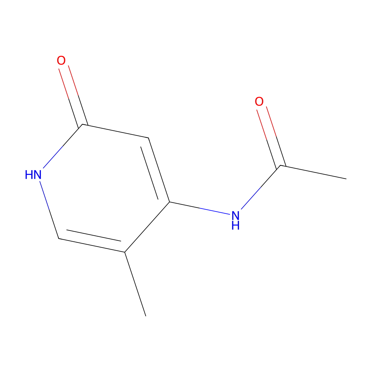 N-(5-MEthyl-2-oxo-1H-pyridin-4-yl)acetamide molecular structure, CAS 2288708-49-4