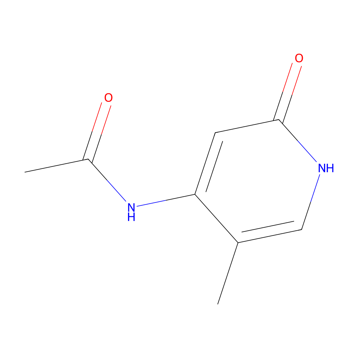 N-(5-MEthyl-2-oxo-1H-pyridin-4-yl)acetamide molecular structure, CAS 2288708-49-4