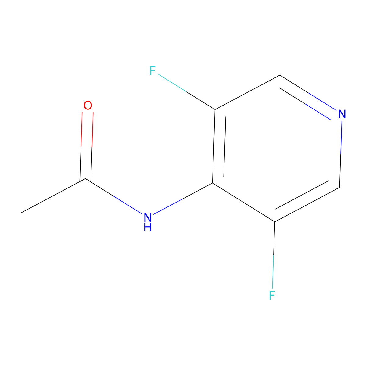 N-(3,5-DIfluoropyridin-4-yl)acetamide molecular structure, CAS 2288708-94-9