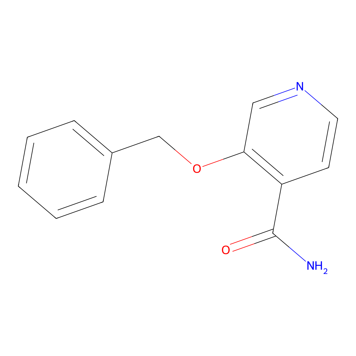 3-(BEnzyloxy)pyridine-4-carboxamide molecular structure, CAS 2288709-11-3
