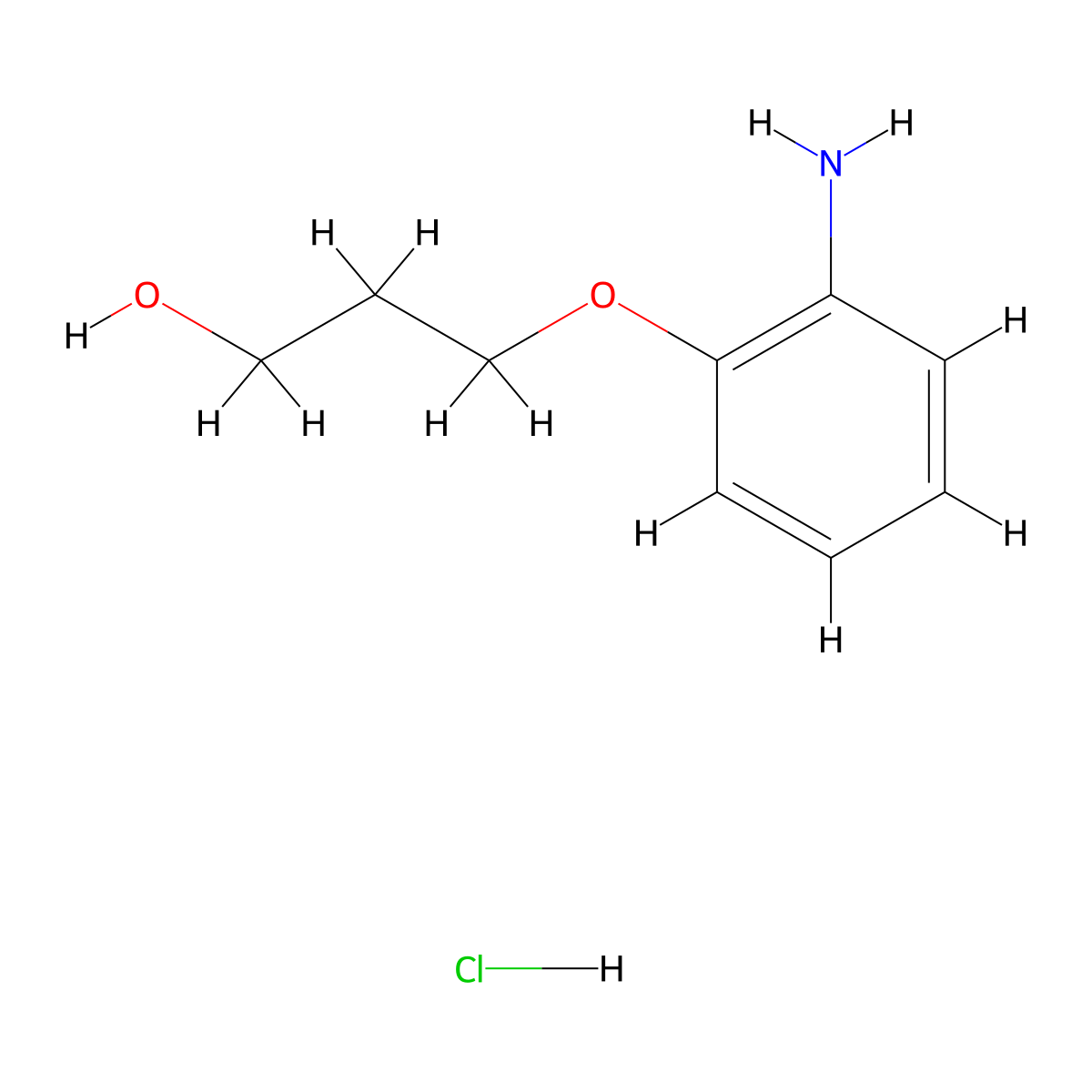 3-(2-Aminophenoxy)propan-1-ol hydrochloride molecular structure, CAS 2288709-17-9