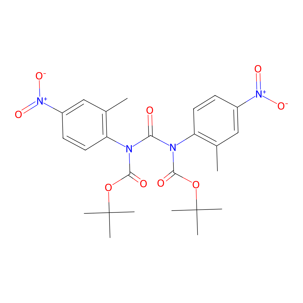 tert-Butyl N-[(tert-butoxy)carbonyl]-N-(2-methyl-4-nitrophenyl)carbamate molecular structure, CAS 2288709-36-2