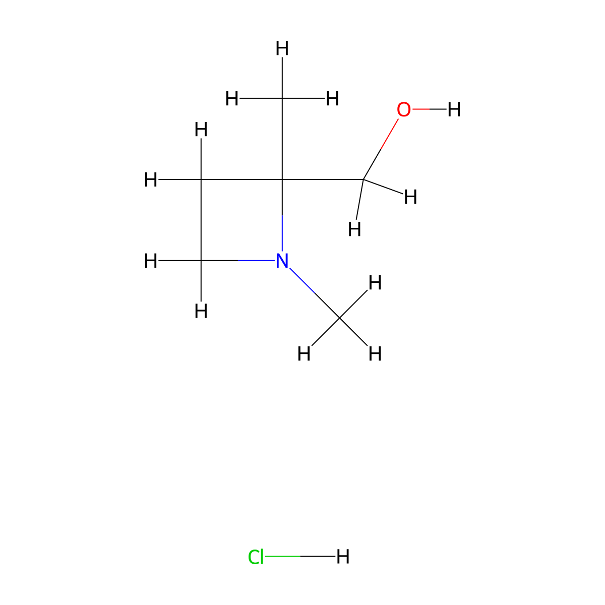 (1,2-Dimethylazetidin-2-yl)methanol hydrochloride molecular structure, CAS 2288710-13-2