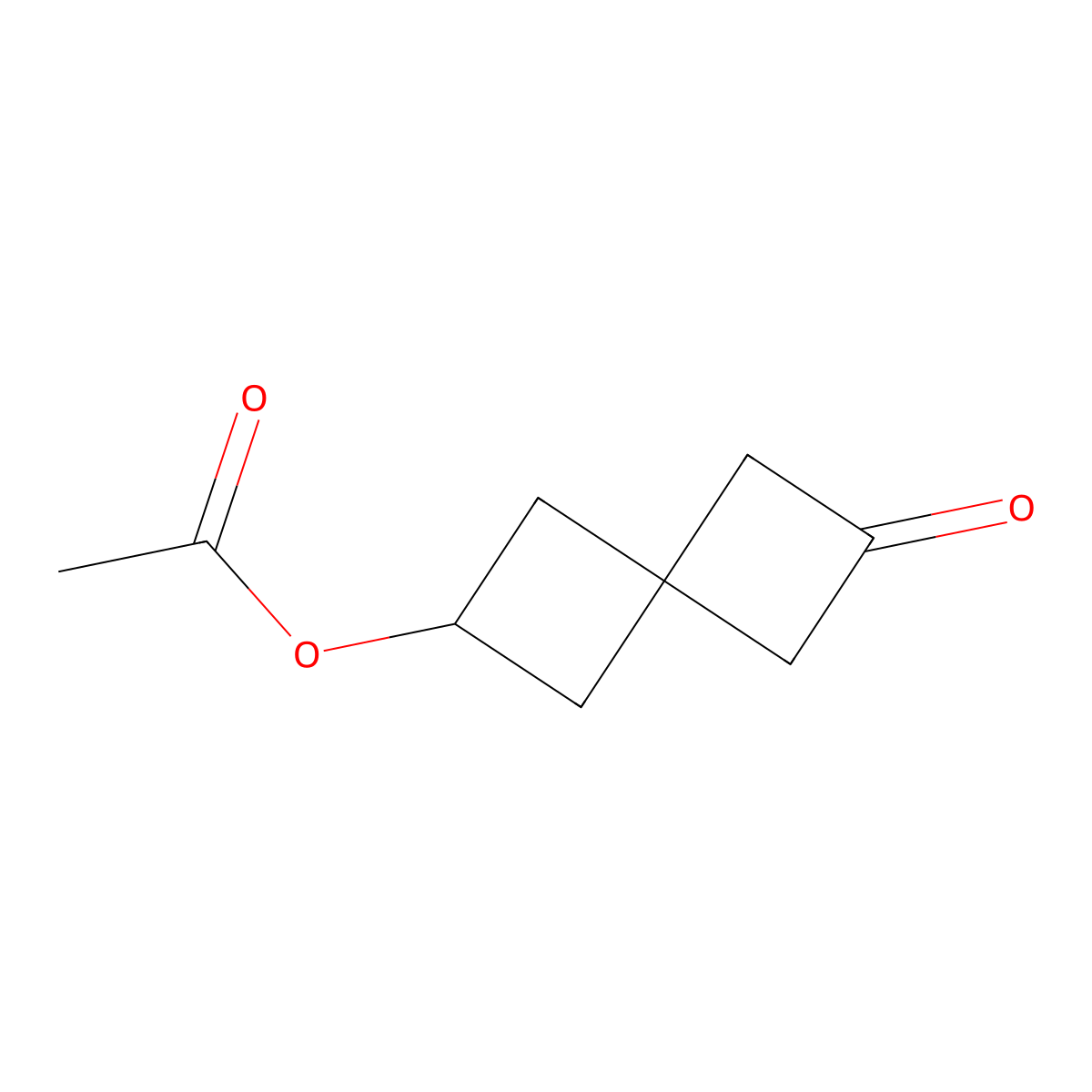 (2-Oxospiro[3.3]heptan-6-yl) acetate molecular structure, CAS 2288710-32-5