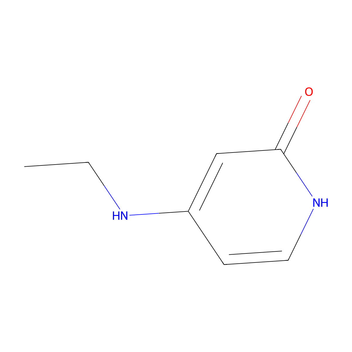 4-(ethylamino)-1H-pyridin-2-one molecular structure, CAS 2288734-58-5