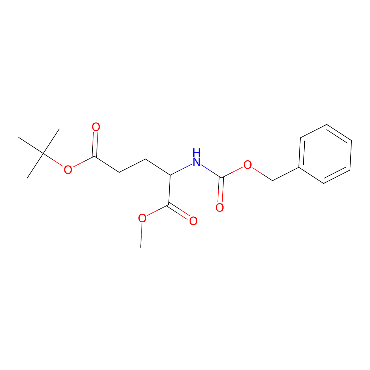 5-(tert-Butyl) 1-methyl ((benzyloxy)carbonyl)glutamate molecular structure, CAS 2288861-00-5