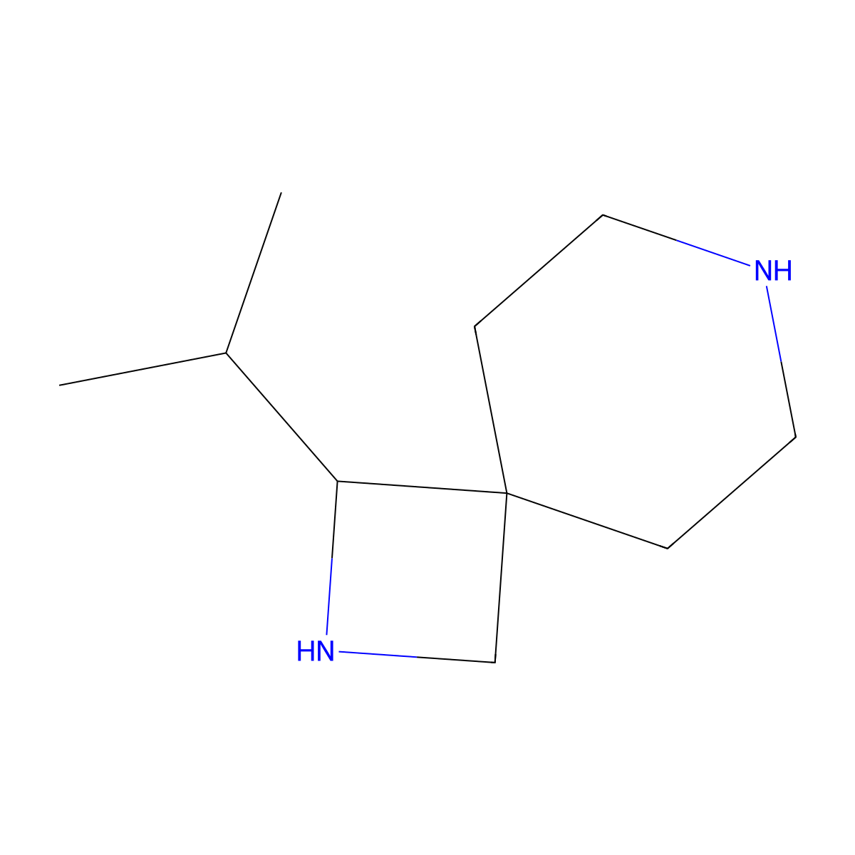 1-(Propan-2-yl)-2,7-diazaspiro[3.5]nonane molecular structure, CAS 2289028-20-0