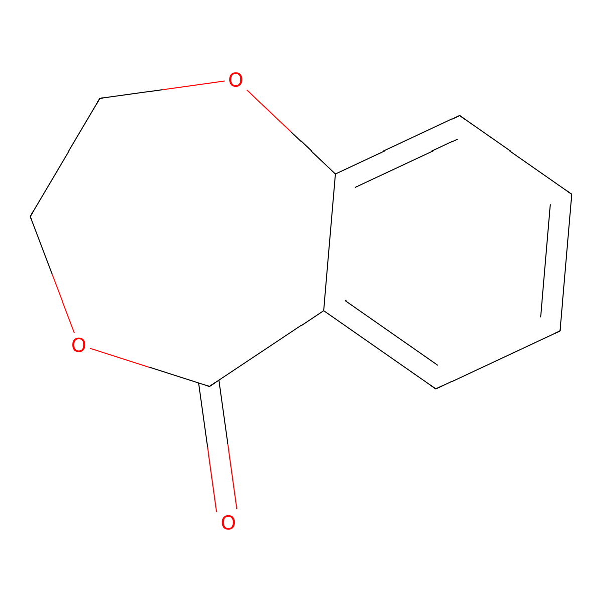 5H-1,4-Benzodioxepin-5-one, 2,3-dihydro- molecular structure, CAS 22891-52-7