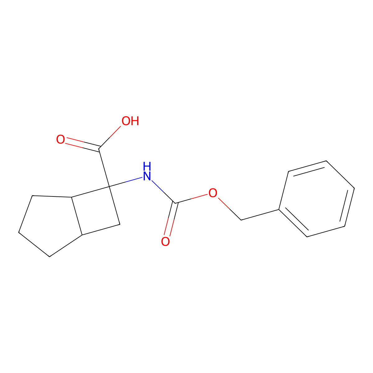 6-{[(Benzyloxy)carbonyl]amino}bicyclo[3.2.0]heptane-6-carboxylic acid molecular structure, CAS 2289443-71-4