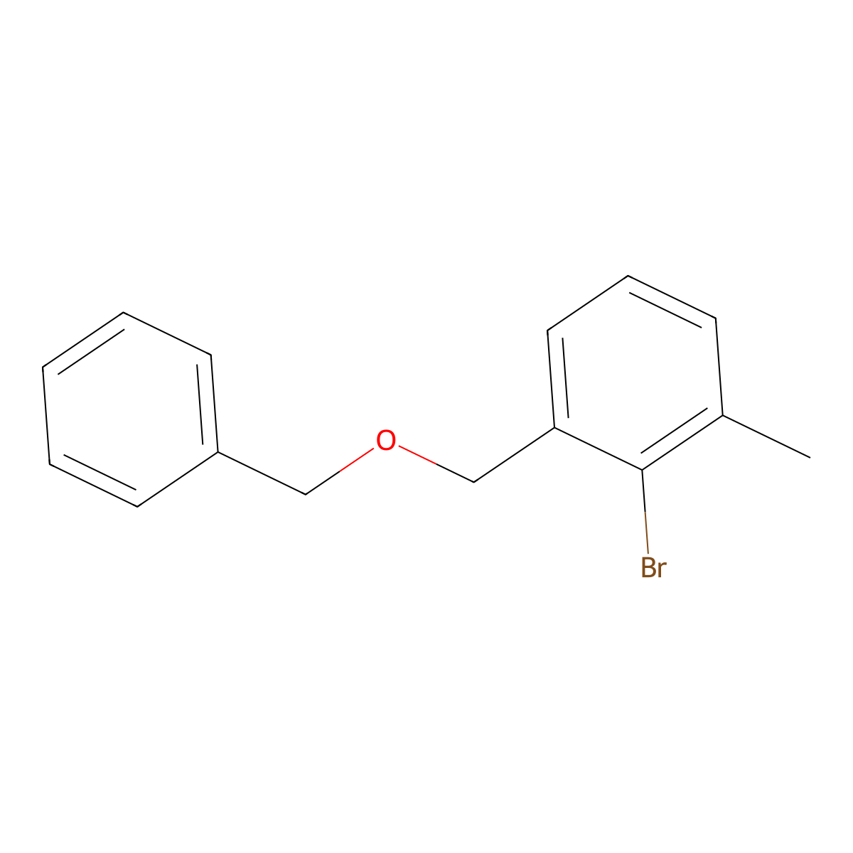 1-((Benzyloxy)methyl)-2-bromo-3-methylbenzene molecular structure, CAS 2289512-66-7