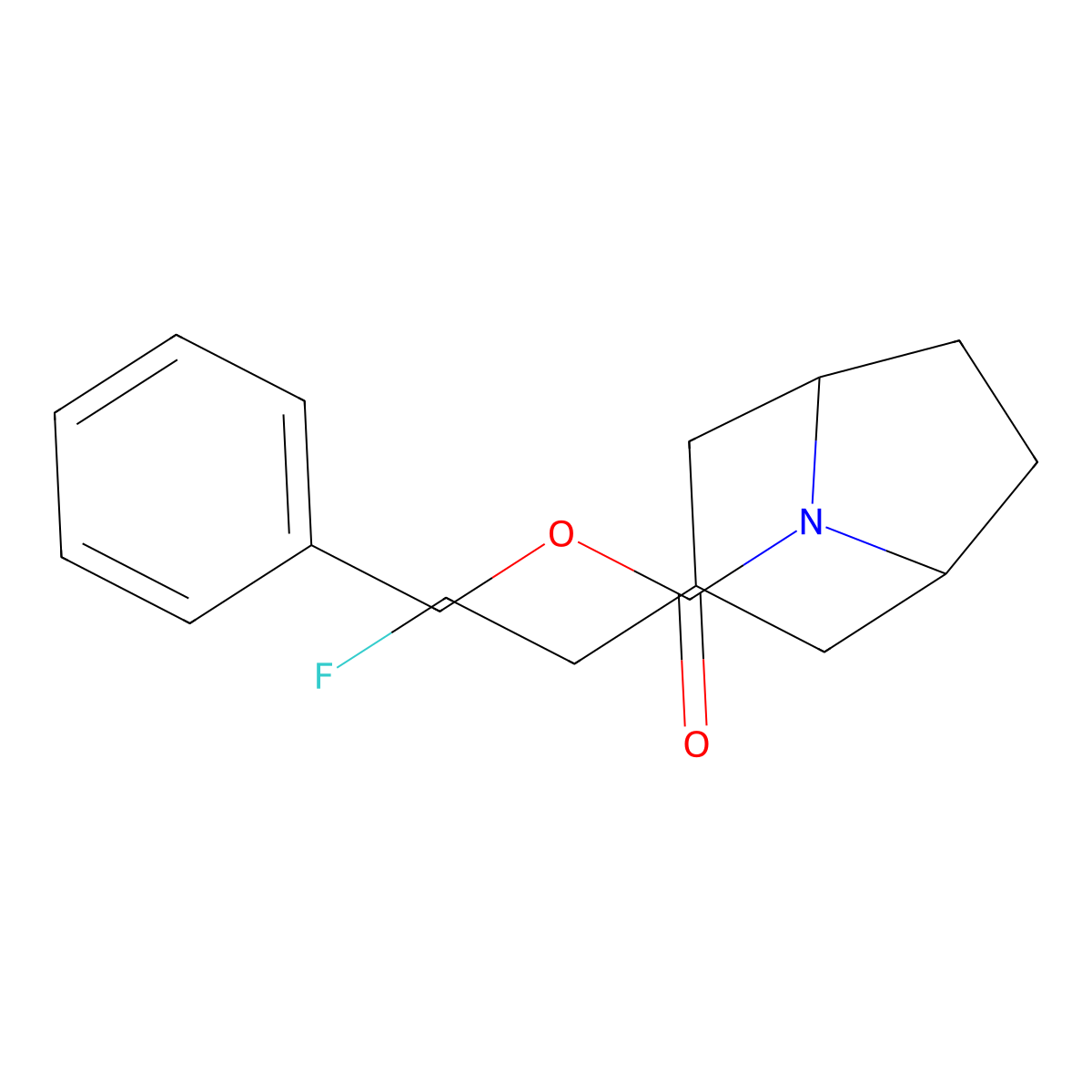 Benzyl 3-(2-fluoroethyl)-8-azabicyclo[3.2.1]octane-8-carboxylate molecular structure, CAS 2289577-13-3