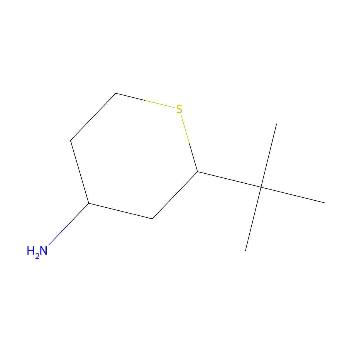 2-Tert-butylthian-4-amine molecular structure, CAS 2289654-77-7
