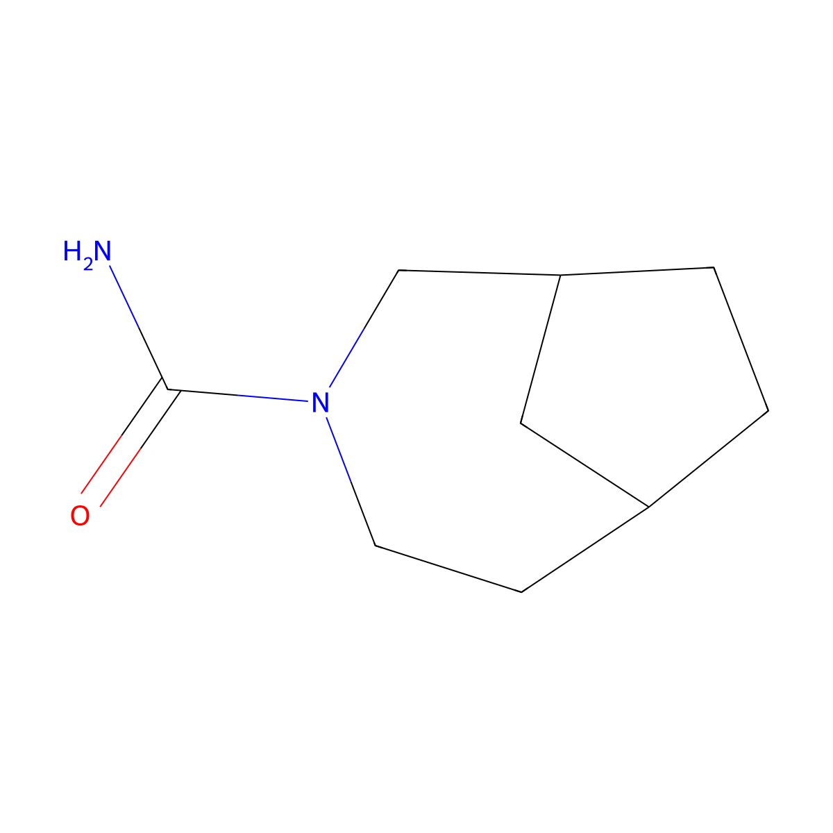 3-Azabicyclo[4.2.1]nonane-3-carboxamide molecular structure, CAS 2289818-04-6