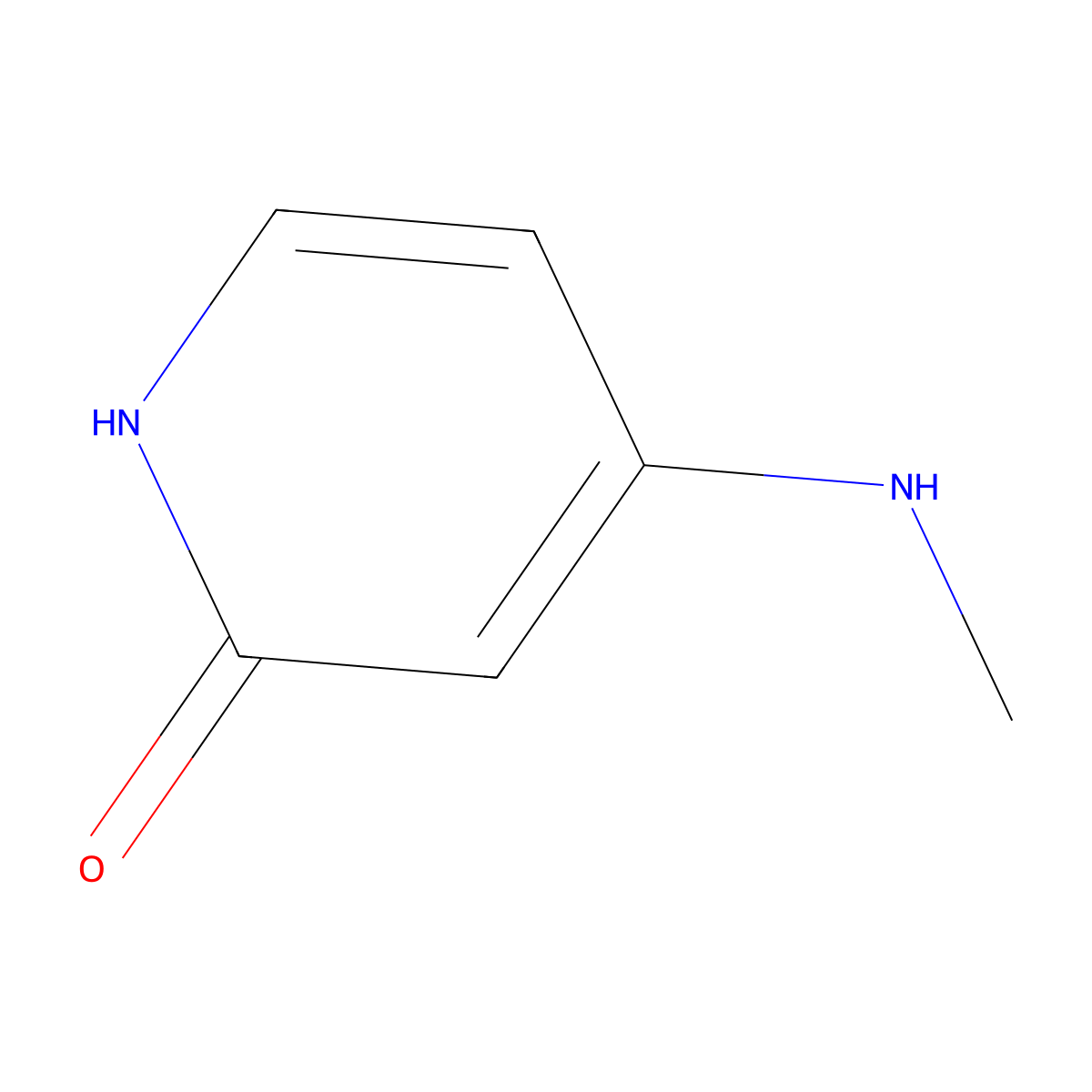4-(Methylamino)pyridin-2(1H)-one molecular structure, CAS 2289831-95-2