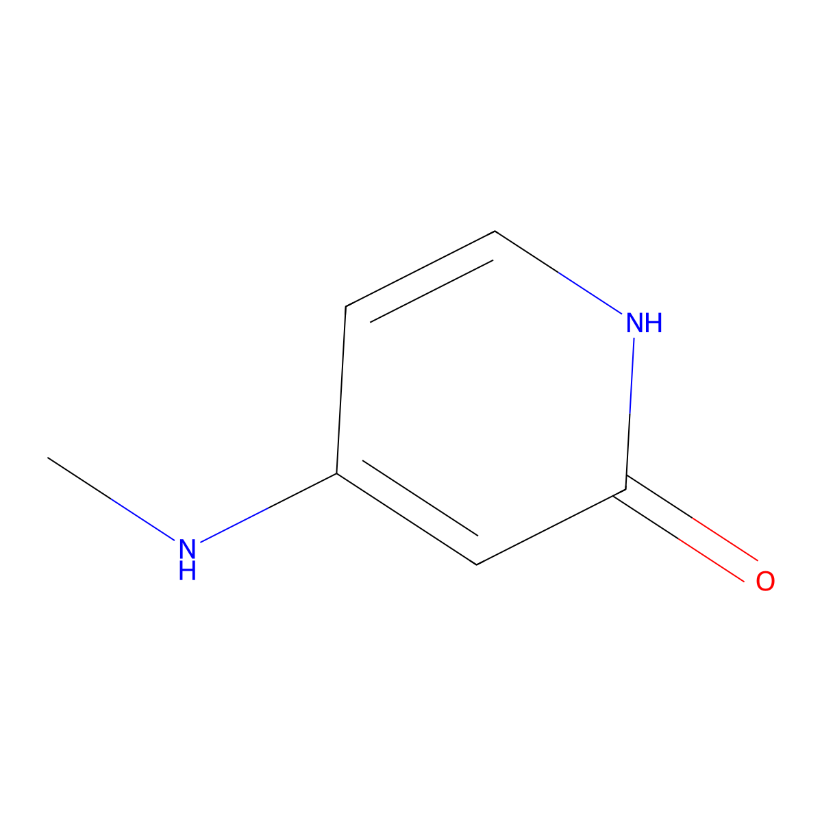 4-(Methylamino)pyridin-2(1H)-one molecular structure, CAS 2289831-95-2