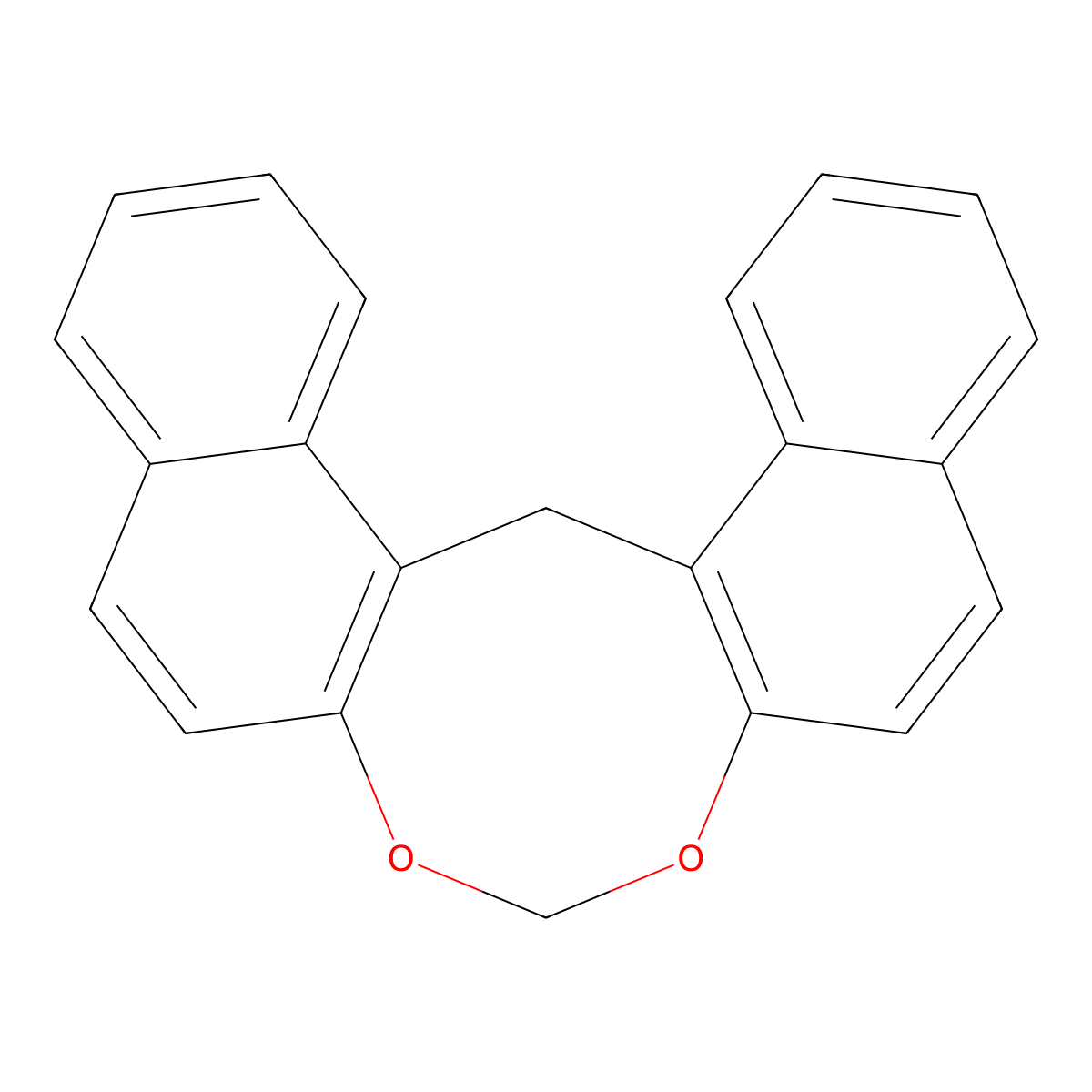 8H,16H-Dinaphtho[2,1-d:1',2'-g][1,3]dioxocine molecular structure, CAS 229-01-6