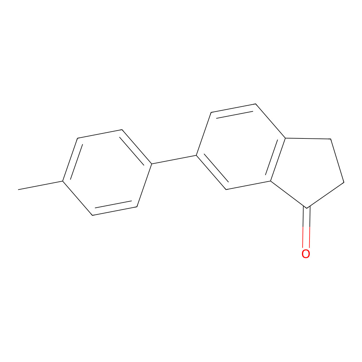 6-(4-Methylphenyl)-1-indanone molecular structure, CAS 229006-65-9