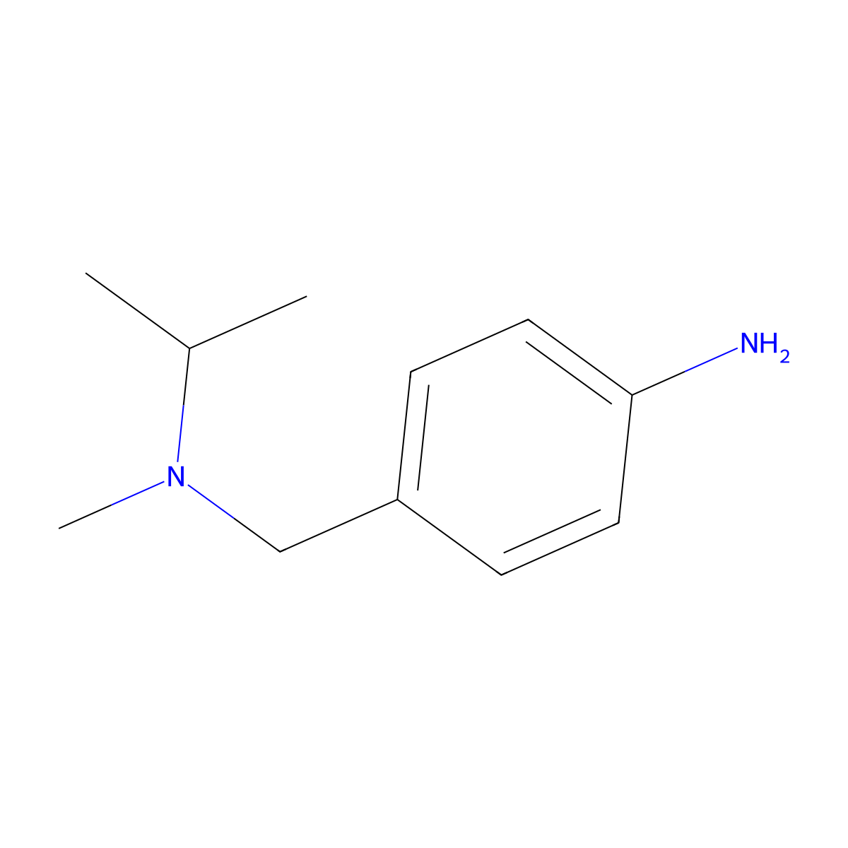 4-{[Methyl(propan-2-yl)amino]methyl}aniline molecular structure, CAS 229007-30-1