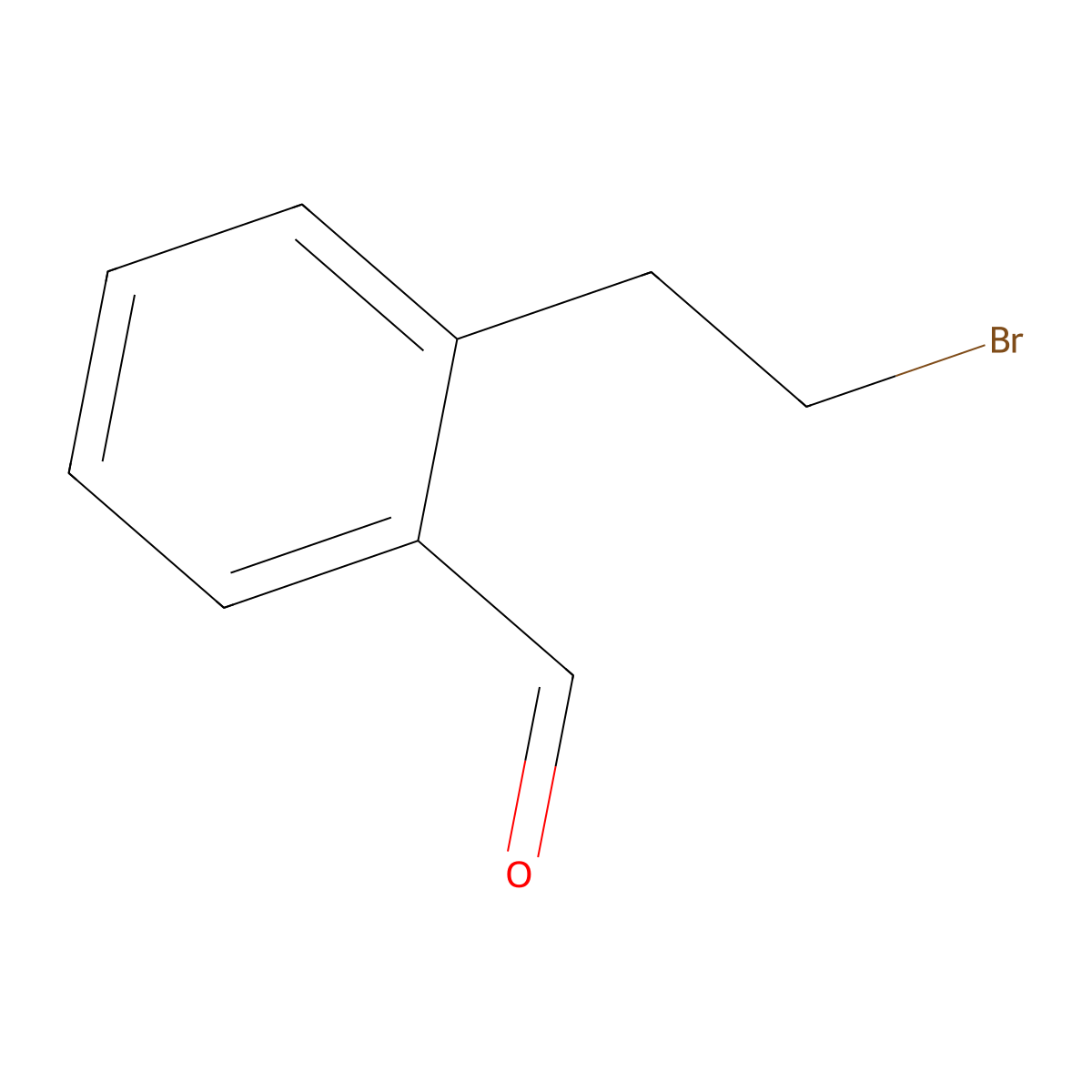 2-(2-Bromoethyl)benzaldehyde molecular structure, CAS 22901-09-3