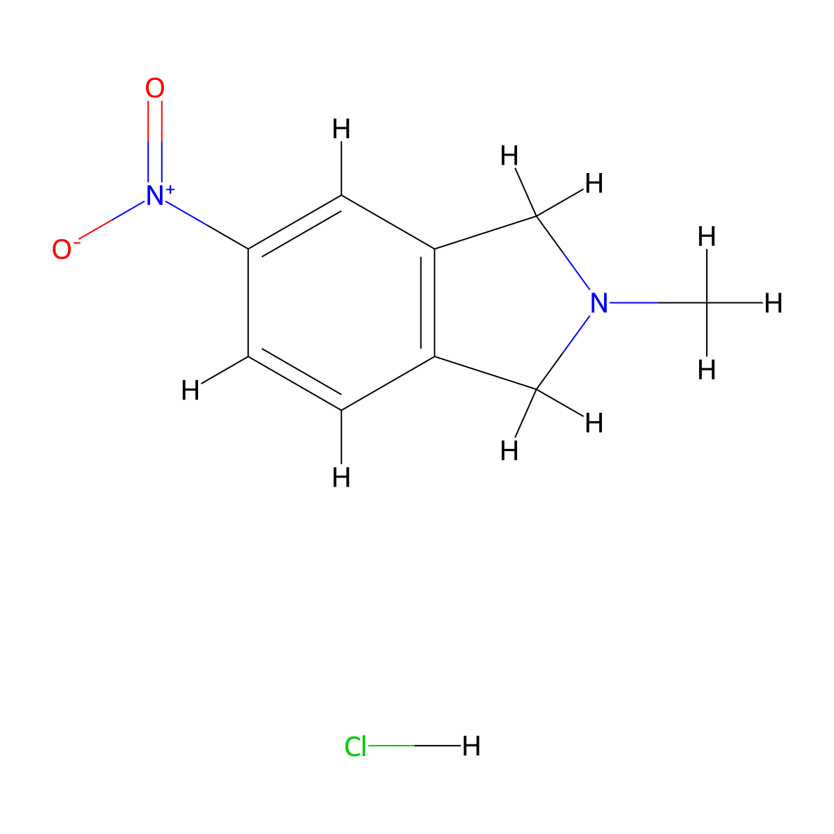 2-Methyl-5-nitroisoindoline hydrochloride molecular structure, CAS 2290337-02-7