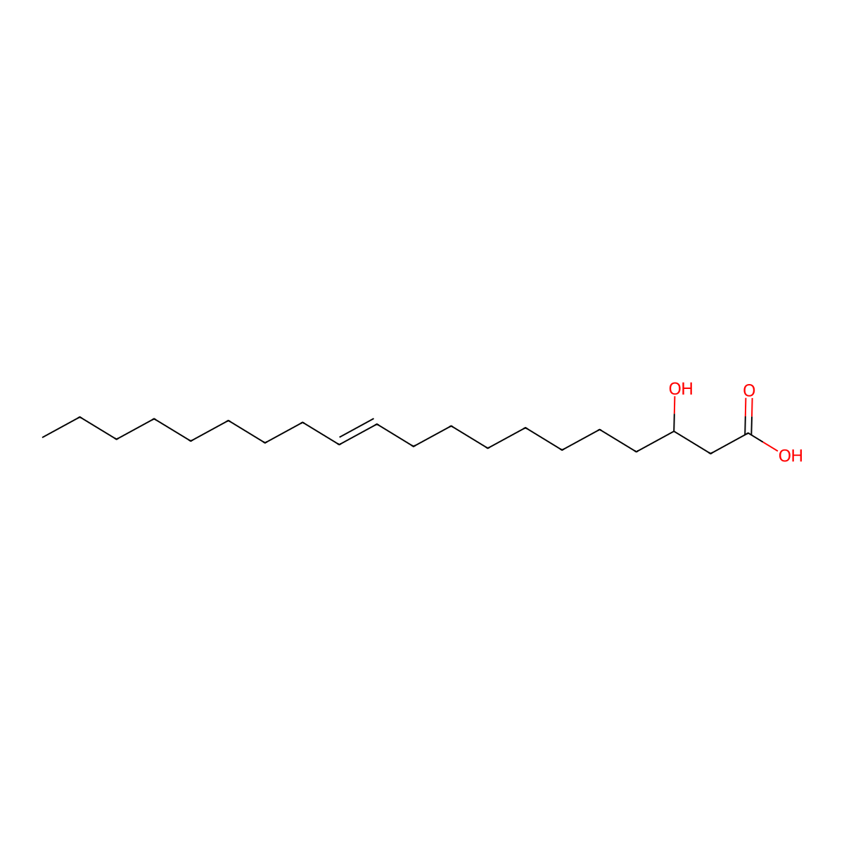 3-Hydroxyicos-11-enoic acid molecular structure, CAS 2290484-49-8