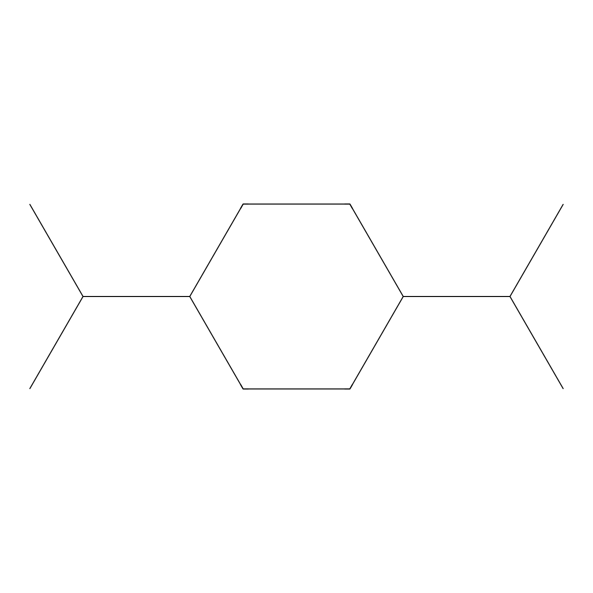 1,4-Diisopropylcyclohexane molecular structure, CAS 22907-72-8