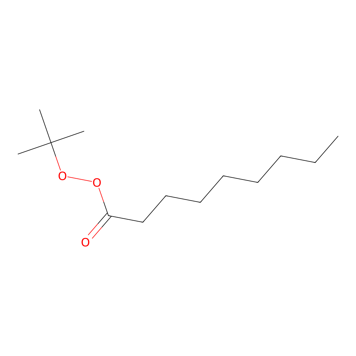 tert-Butyl nonaneperoxoate molecular structure, CAS 22913-02-6