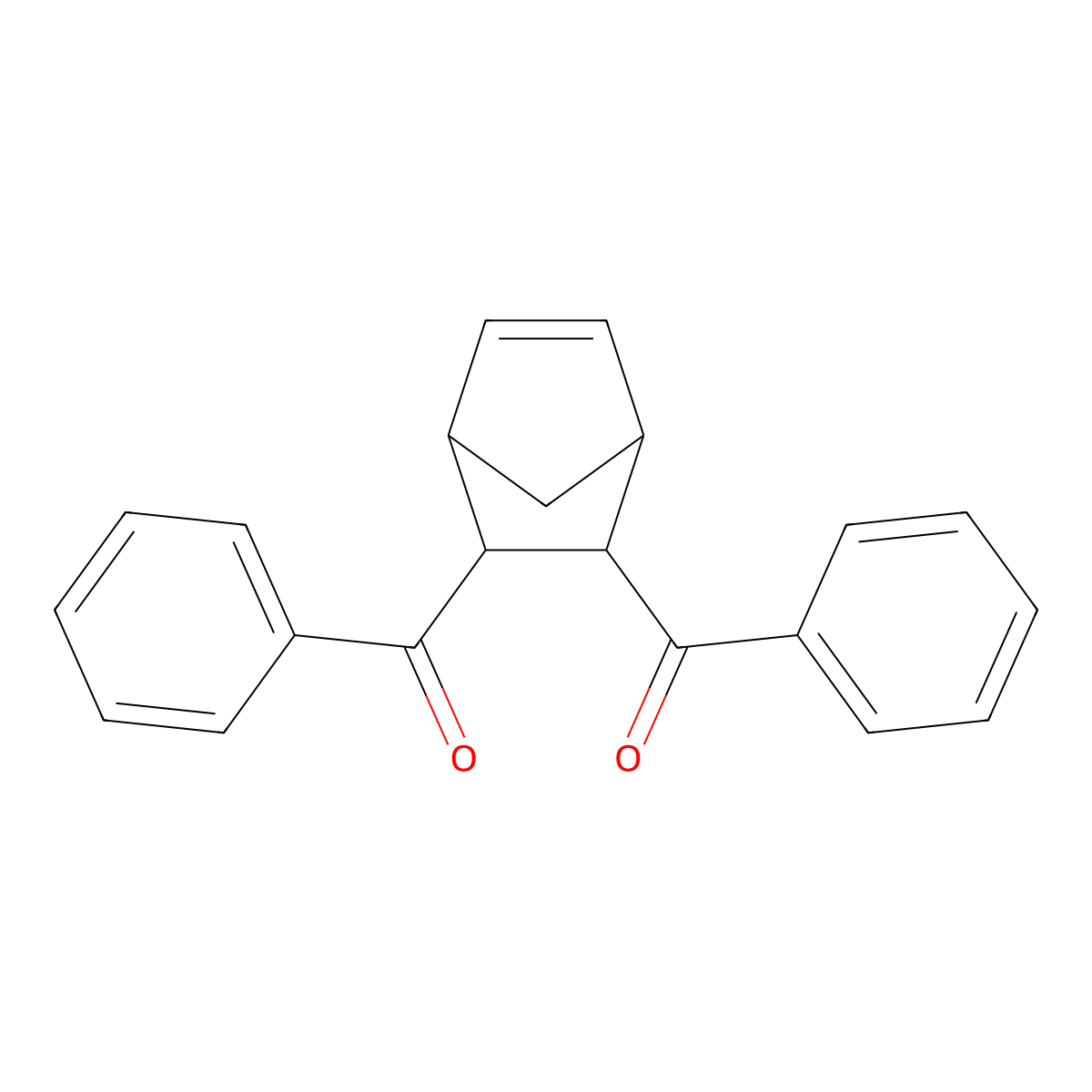 (3-Benzoyl-2-bicyclo[2.2.1]hept-5-enyl)-phenylmethanone molecular structure, CAS 229153-62-2