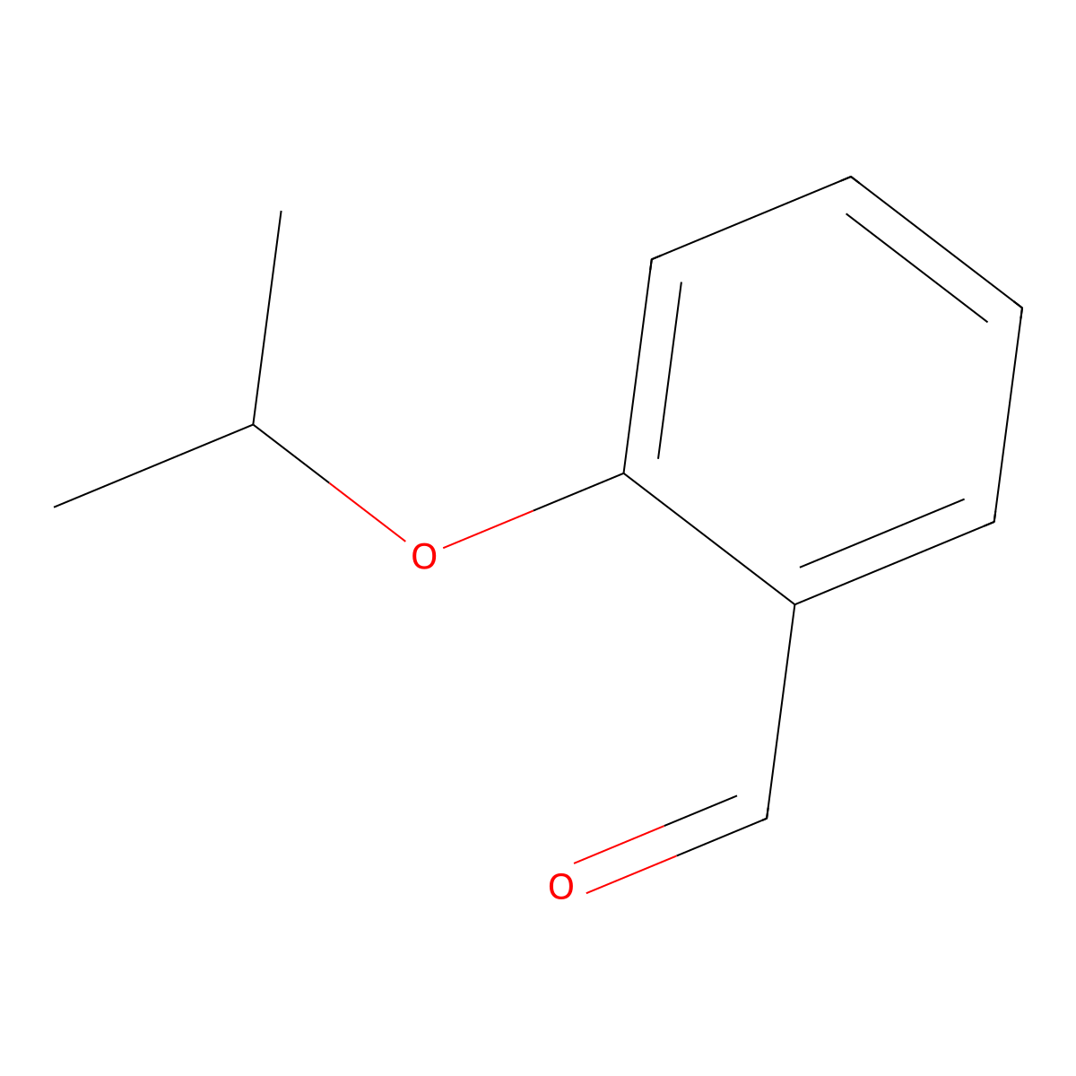 2-(Propan-2-yloxy)benzaldehyde molecular structure, CAS 22921-58-0