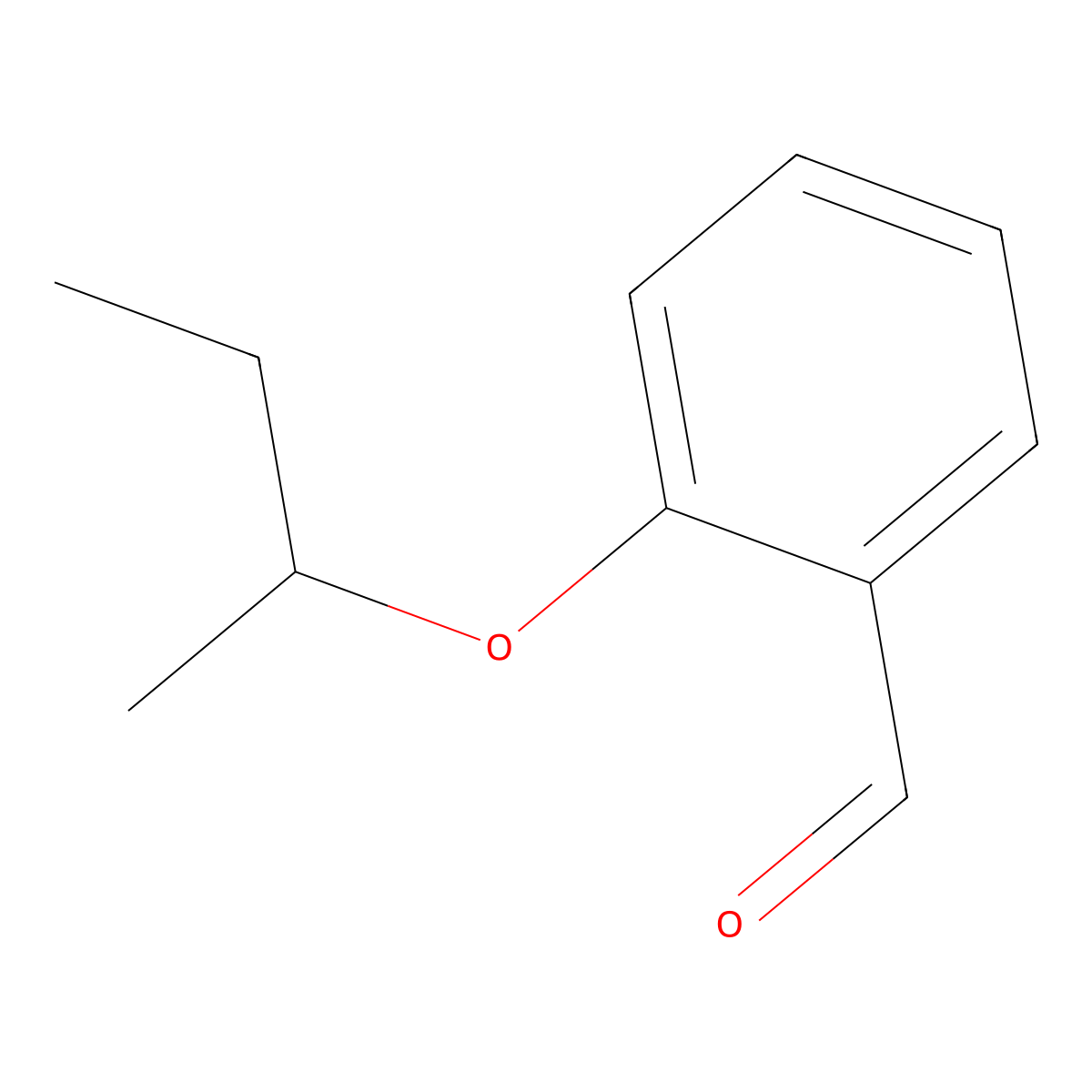 2-Sec-butoxybenzaldehyde molecular structure, CAS 22921-59-1