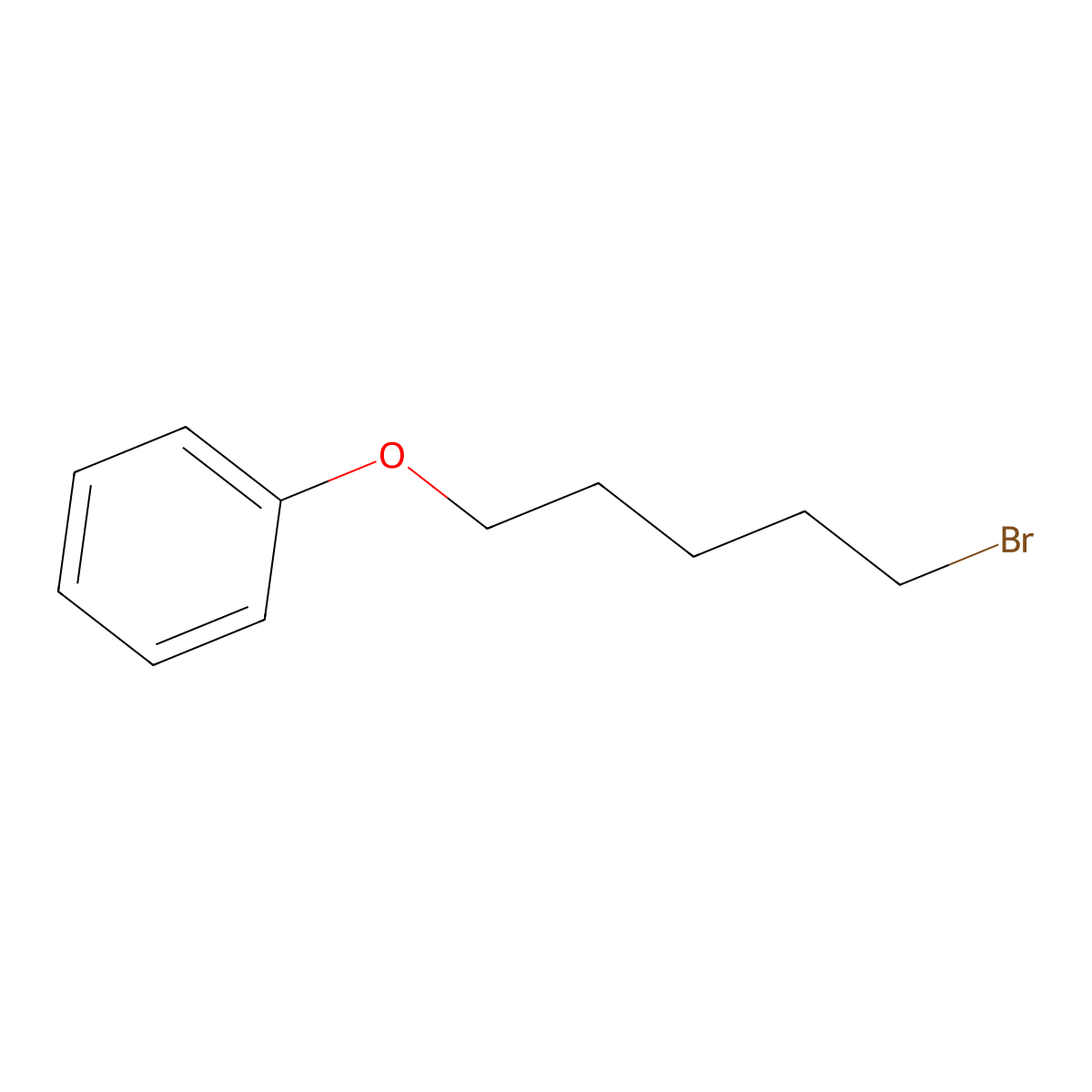 ((5-Bromopentyl)oxy)benzene molecular structure, CAS 22921-72-8