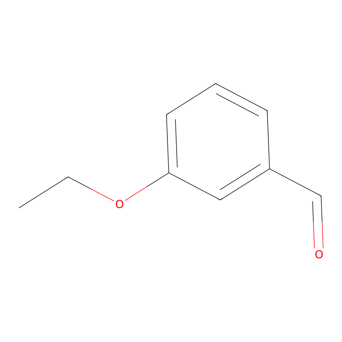 3-Ethoxybenzaldehyde molecular structure, CAS 22924-15-8